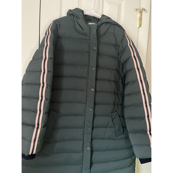 Boden Down Puffer Jacket In Green Women Size 18 - Picture 2 of 11